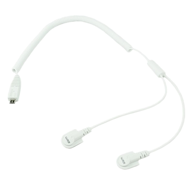 ZIPS MODULAR DUAL MINI SENSOR W/COILED CABLE WHT