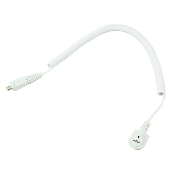 ZIPS SINGLE PLUNGER SENSOR WITH COILED CABLE - WHT