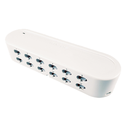 Zips 12-Port Alarm Box, White